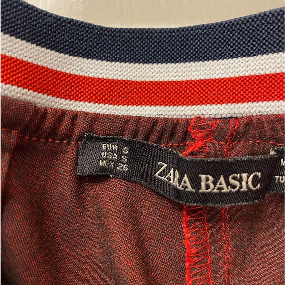 Red straight leg ankle pants - Picture 3 of 3